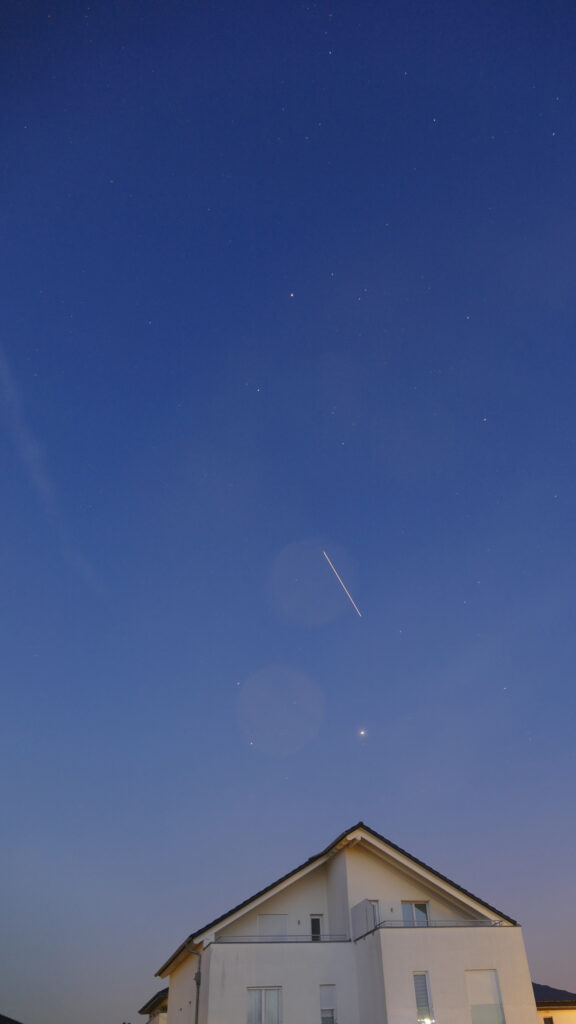 Die ISS fliegt am 24. Januar 2026 abends am Jupiter vorbei.